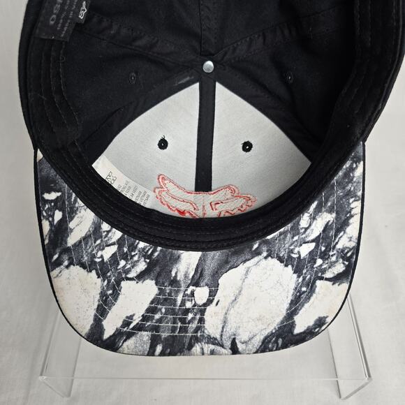 Fox Racing Trucker Hat Black Red Fox Head 100% Cotton OSFA - Picture 7 of 13